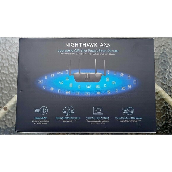 NETGEAR Nighthawk AX3600 WiFi 6 Router, 3.45Gbps (RAX41) AX5 - Picture 4 of 8